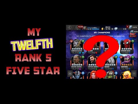 MCOC - My Twelfth Rank 5 Five Star