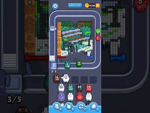 Pixel Flow Level 2716 Walkthrough