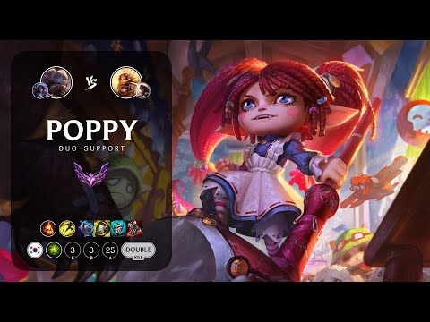 Poppy Support vs Leona - KR Master Patch 13.13