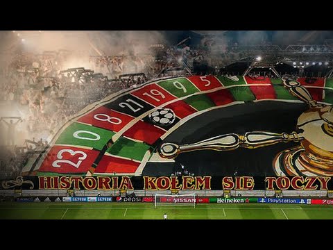 Torcida do Legia deu show no jogo contra o Dundalk pela Pré-Champions League 23.08.2016