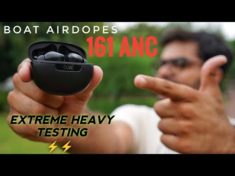 boAt Airdopes 161 ANC True Wireless Earbuds Extreme Heavy Testing ⚡⚡ Worth it ??