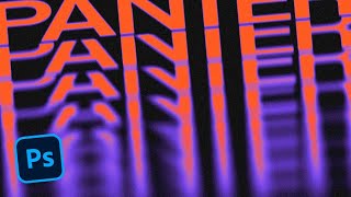 How To Make Cool Stacked Text In Photoshop!