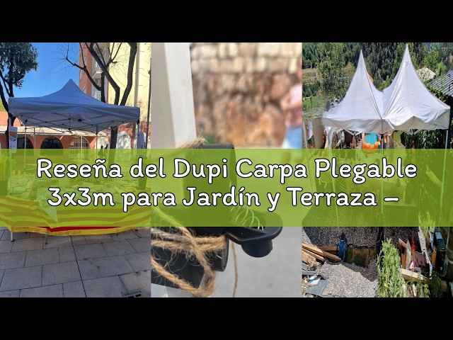 Vídeo relacionado con Paneles Laterales para Carpa Cenador con Ventana, 2PACK 2 x 3M Panel Lateral Gazebo de Tela Oxford 210D, Panel Lateral de Repuesto para Cenador de Jardín Exterior