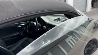 2014 Porsche 911 Carrera S Cabriolet Cold Start and Soft Top Operation Video