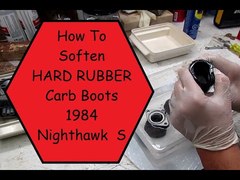 How to Soften Hard Rubber Bike Parts. Carb Boots, And other parts that should be soft.
