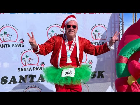 2023 Santa Paws 🐾 5K Palm Springs benefit for Guide Dogs of the Desert. 12/16/2023