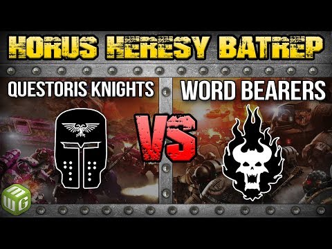 Imperial Knights vs Word Bearers Horus Heresy Battle Report Ep 139