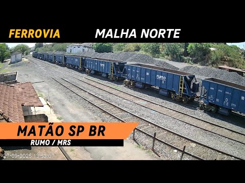TREM AO VIVO MATÃO SP BRASIL