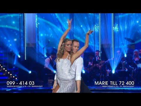 Marie Serneholt i en rumba - Let’s Dance (TV4)