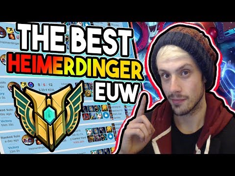 THE BEST HEIMERDINGER EUW? WRECKING PRESEASON SOLOQUEUE WITH THE NEW RUNES! - League of Legends