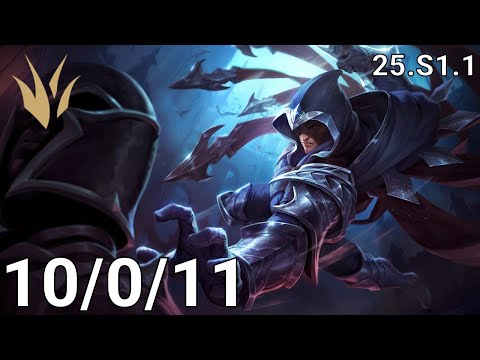 Talon Jungle vs Jarvan IV - EUW diamond  | Patch 25.S1.1