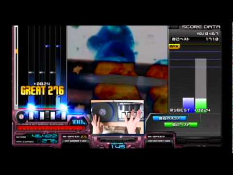 Naughty Girl@Queen's Palace ANOTHER - one hand play : hard gauge, full combo