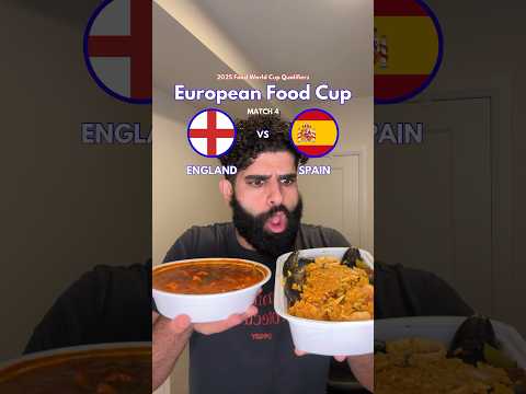 ENGLAND VS SPAIN - European Food Cup