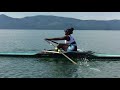 Practicing for the Central American and Caribbean games in El Salvador, Lake Ilopango