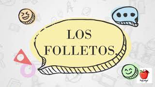 Los folletos y sus características/  APRENDE DESDE CASA