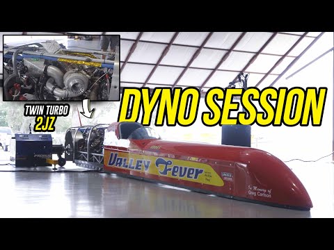 Twin Turbo 2JZ Streamliner On The Dyno! Testing Before The 400mph Attempt At Bonneville Salt Flats