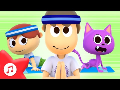 YOGA PARA NIÑOS 🧘 Yoga con Animales 🧘 @CancionesDelZoo  Y @LaGranjaDeZenon  | El Reino Infantil