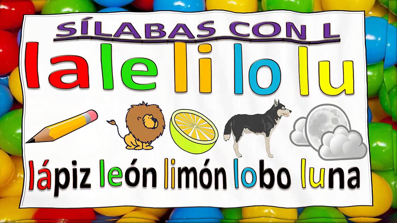 SÍLABAS PARA NIÑOS CON MÚSICA CON M, P, S, L, N, D, F, T y B. SYLLABLES FOR KIDS