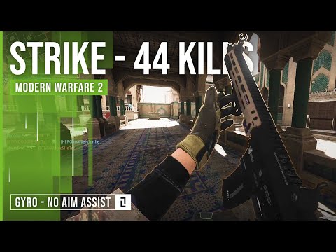 Modern Warfare 2 - STRIKE 44 kills | No Aim Assist - PS5 Controller Gyro Aiming