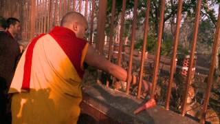 Gyalwang Karmapa at Damek Stupa 2013