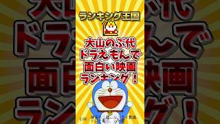 大山のぶ代ドラえもんで面白い映画ランキング！