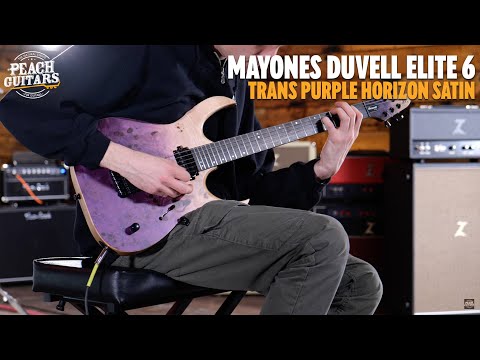 No Talking...Just Tones | Mayones Duvell Elite 6 Trans Purple Horizon Satin