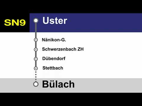 ZVV (SBB) Ansage » SN9 Begrüssung nach Bülach in Uster | SLBahnen