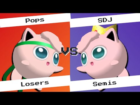 DFW Melee Circuit Bracket SSBM - Pops (Puff) Vs. SDJ (Puff) - Smash Melee Losers Semis