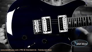 Video thumbnail for PRS SE Standard 24 - Translucent Blue by N Stuff Music