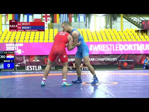 1/8 GR - 87 kg: P. MEZEI (HUN) v. T. BRKAN (CRO)