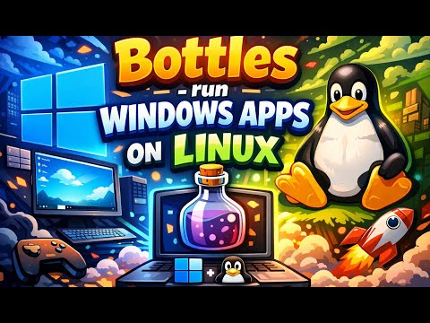 Bottles - run Windows apps on Linux