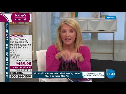 HSN | National Sewing Month featuring Brother 09.10.2019 - 06 AM