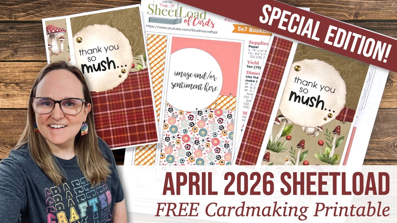 Download Your FREE Cardmaking Guide! April 2026 SheetLoad of Cards