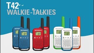 TALKABOUT T42 Walkie-Talkie Overview