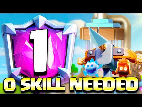 IM #1 IN THE WORLD with *ZERO SKILL* Deck 🤣