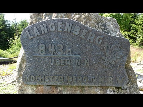 Langenberg 843m höchster Berg von NRW
