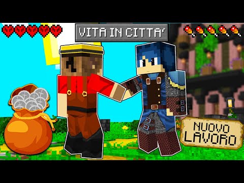 IL MIO NUOVO LAVORO NEL VILLAGGIO!! - VITA IN CITTA 2 Minecraft ITA