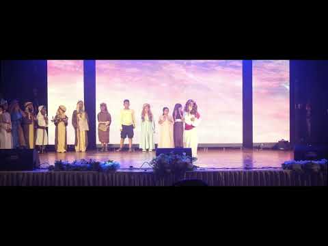 Biblical Fashion show by catechism students