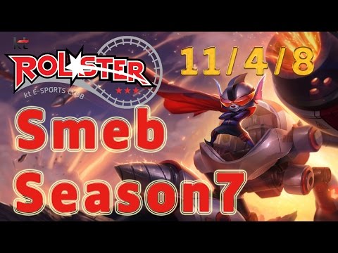 KT Rolster Smeb Rumble TOP vs Maokai Patch 7.2