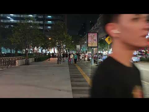 10 minutes of Silom road Bangkok Thailand into 40 seconds. 16 April 2024.