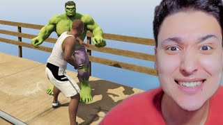 قابلت بطل خارق وانا فى تحدى المنحدر ???? GTA 5