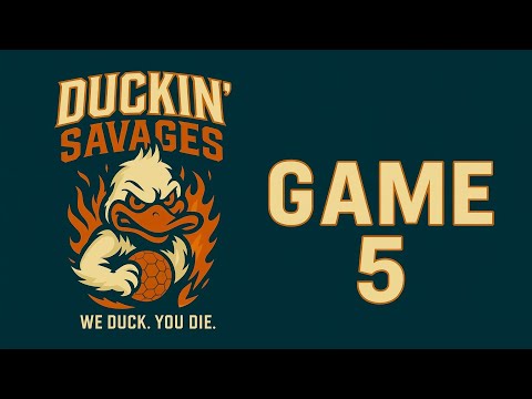 Duckin' Savages vs. Free Agent Team Stonewall Dodgeball League 10/19/2025