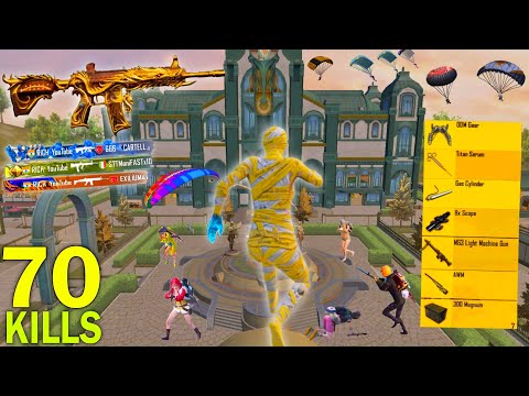 70 Kills🔥 IN 20 MINUTES NEW HARDEST GAMEPLAY 🥵 Pubg mobile