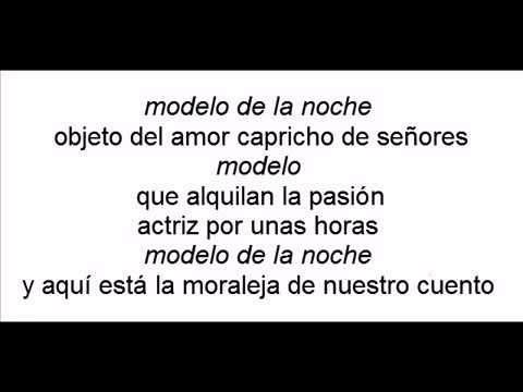 Modelo de la noche luisito carrion con letra
