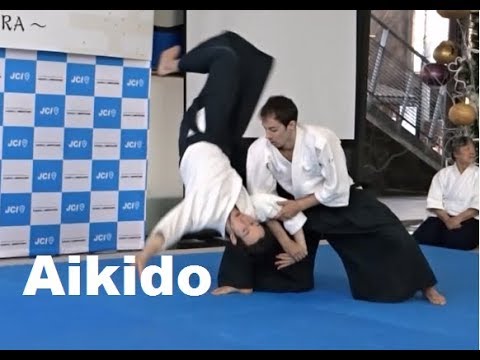 Foreigner Aikido Demonstration in Tokyo