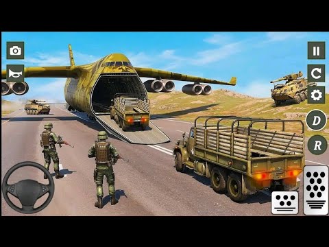 US Army Truck Driving Cargo Games - Off-road Army Truck Driving Simulator 3D - Android Gameplay