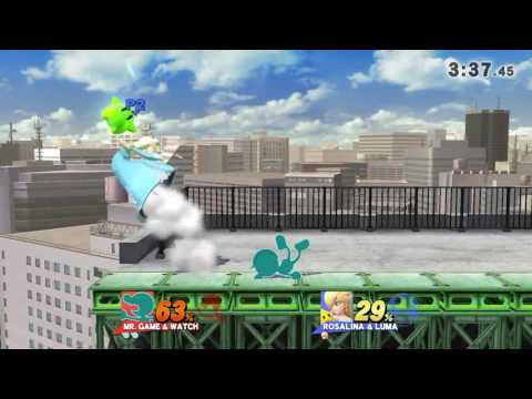Super Smash Bros. Wii U: Mr. Game & Watch (OutcastAutumn) vs. Rosalina & Luma
