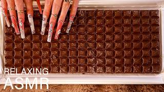 ASMR 🍫 Giant Chocolate Bar Triggers 🍫 (🎧 soft spoken/whispers, tapping, scratching, crinkles)