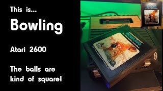 This is Bowling for the Atari 2600