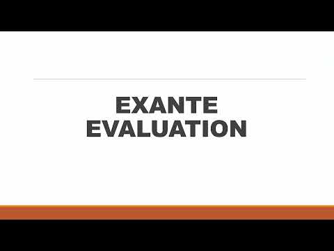 Types of Evaluations - Monitoring and Evaluation